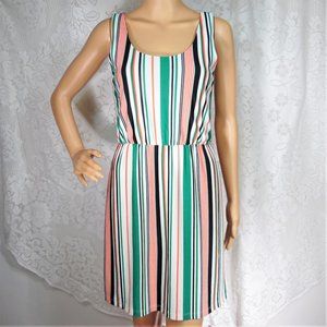 hello miss Vertical Stripes Dress